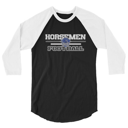 Horsemen Football - 3/4 sleeve raglan shirt