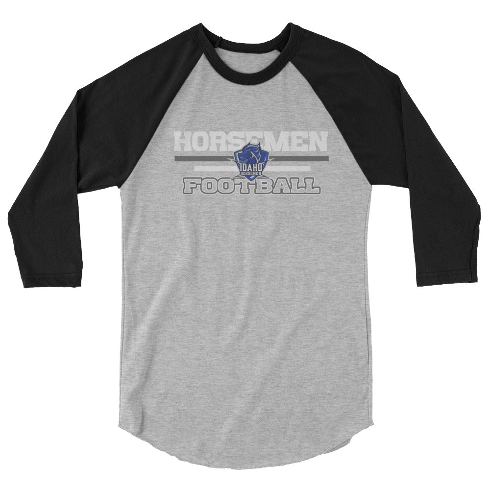 Horsemen Football - 3/4 sleeve raglan shirt