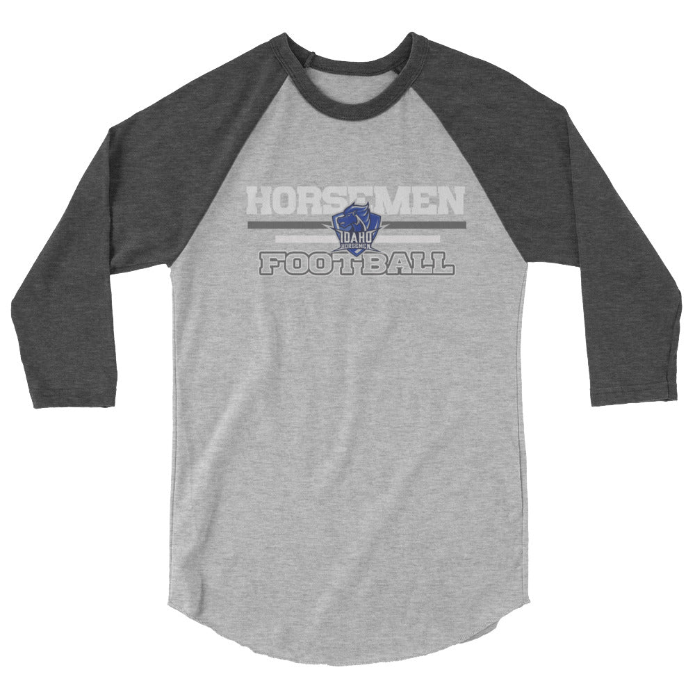 Horsemen Football - 3/4 sleeve raglan shirt