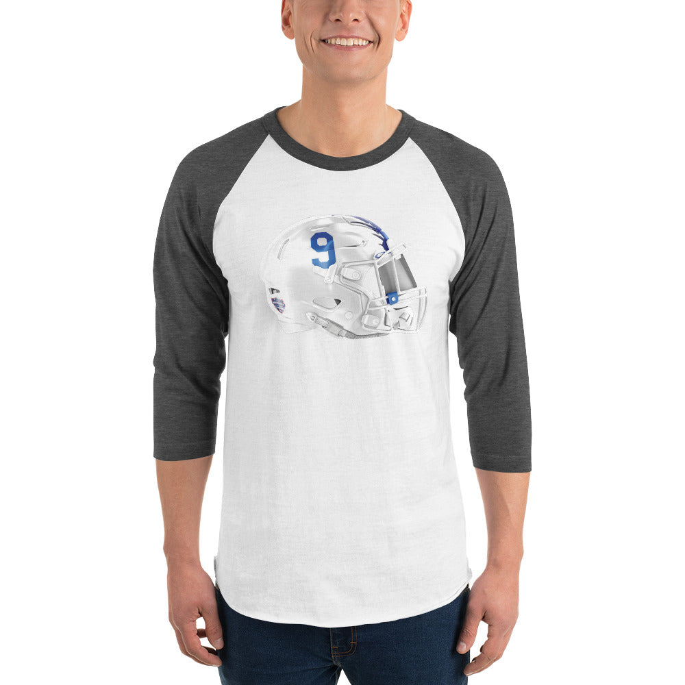 Horsemen Helmet - 3/4 sleeve raglan shirt